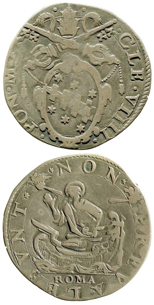 Clement VIII (1592-1605) Testone, St. Peter Photo