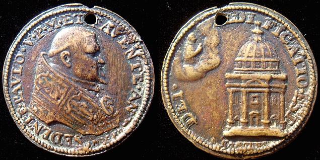 Paul V 1612 St. Charles Borromeo Medal Photo