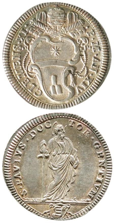 Clement XI (1700-21) A.XIV Giulio, St. Paul, Ch.AU Photo