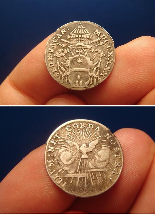 1740 Sede Vacante Silver Grosso Coin Photo