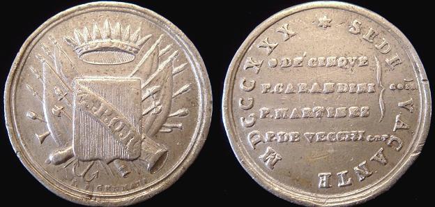Sede Vacante 1830 Medal Photo