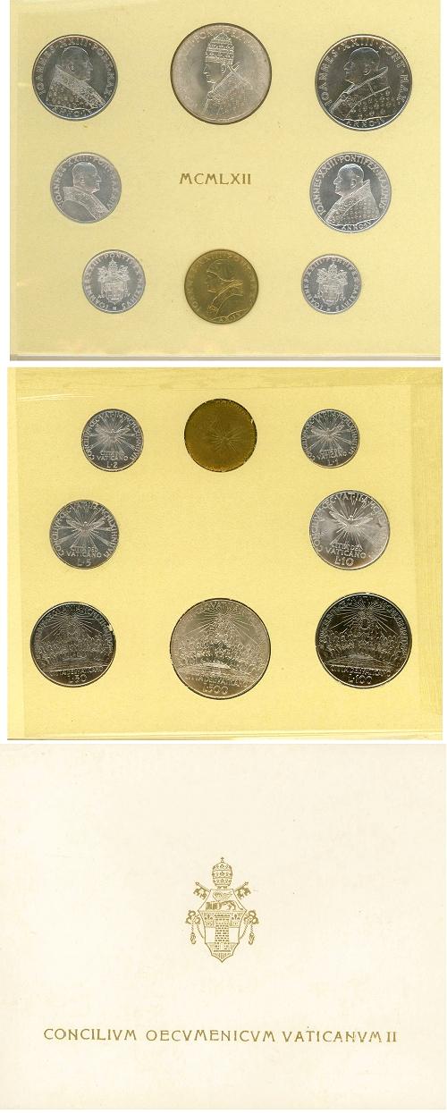 1962 Ecumenical Council Coin Set Photo