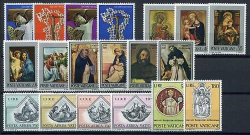 Vatican 1971 Stamp Year Set #500-14, C55-8 Photo
