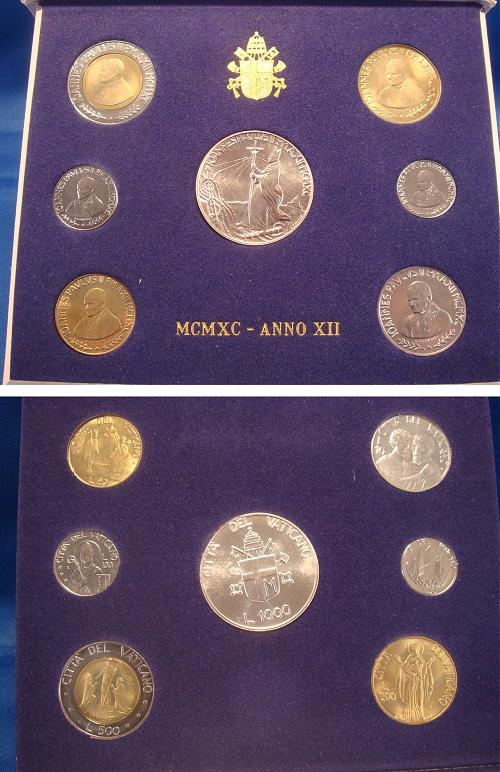 1990 Vatican Coin Set, Fall of Communism Photo