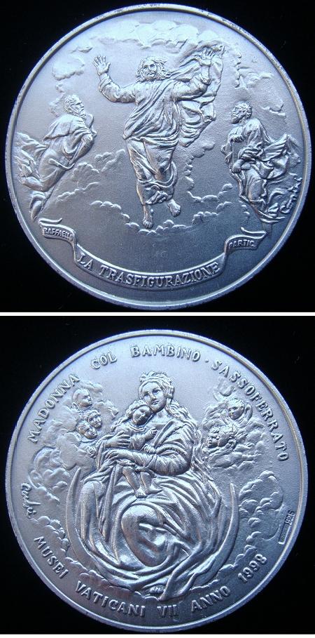 Vatican Museum 1998 The Transfiguration Medal Photo