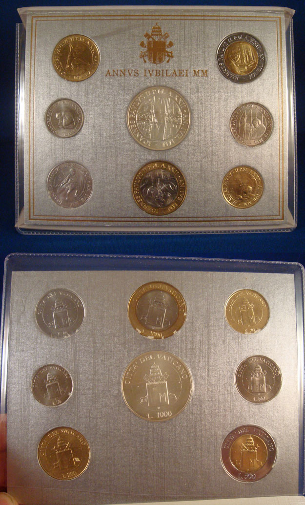 2000 Vatican Coin Set: Great Jubilee of 2000 Photo