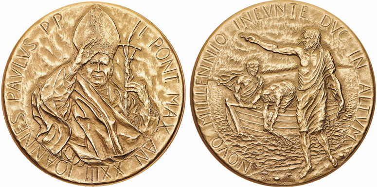 John Paul II Anno XXIII Bronze Medal Photo