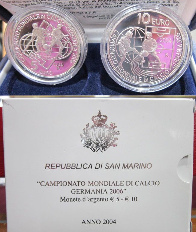 2004 San Marino Silver World Cup Germany Photo