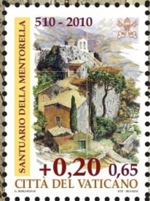 2010 Vatican Stamp, Shrine Our Lady of Mentorella Photo