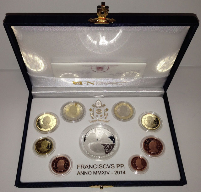 2014 Proof Set With Canonization Silver Coin Photo