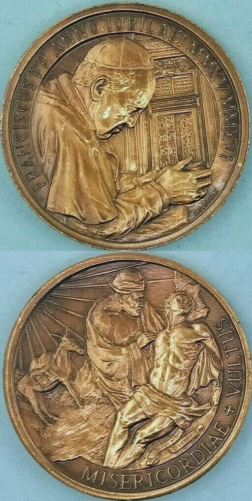 Vatican Holy Year 2015-16 Bronze Medal 35mm Photo