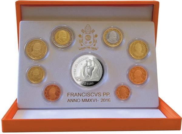2016 Proof Set With Holy Year Silver Coin Photo