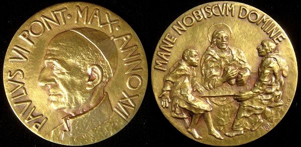 Paul VI (1963-78) Anno XVI Bronze Medal Photo