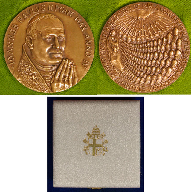 John Paul II Anno IV Bronze Medal Photo