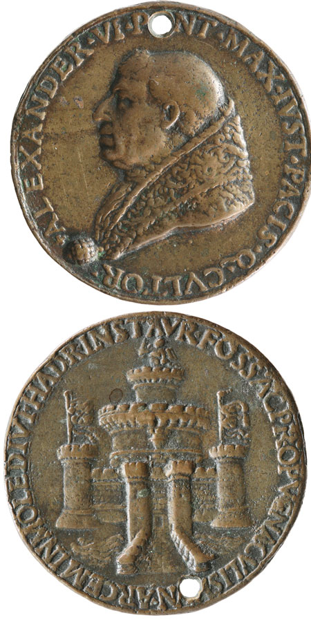 Alexander VI (1492-1503) Renaissance Medal Photo