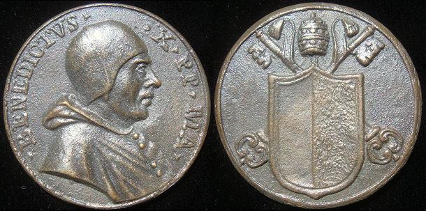Antipope Benedict X (1058-9) Cast Bronze Medal Photo