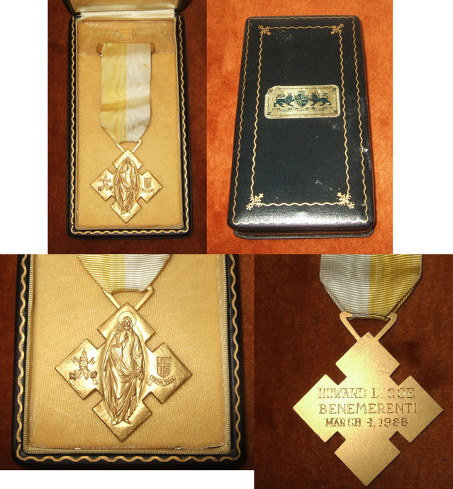 1988 Vatican Benemerenti Medal, John Paul II Photo