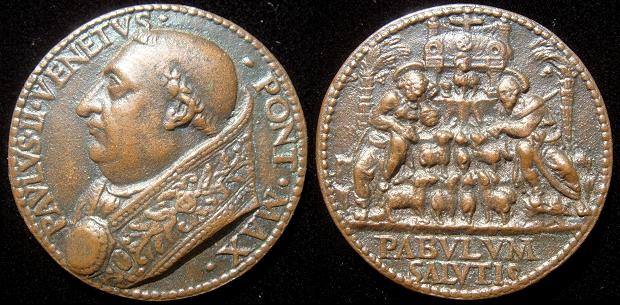 Paul II (1464-71) Cast Bronze Medal Photo