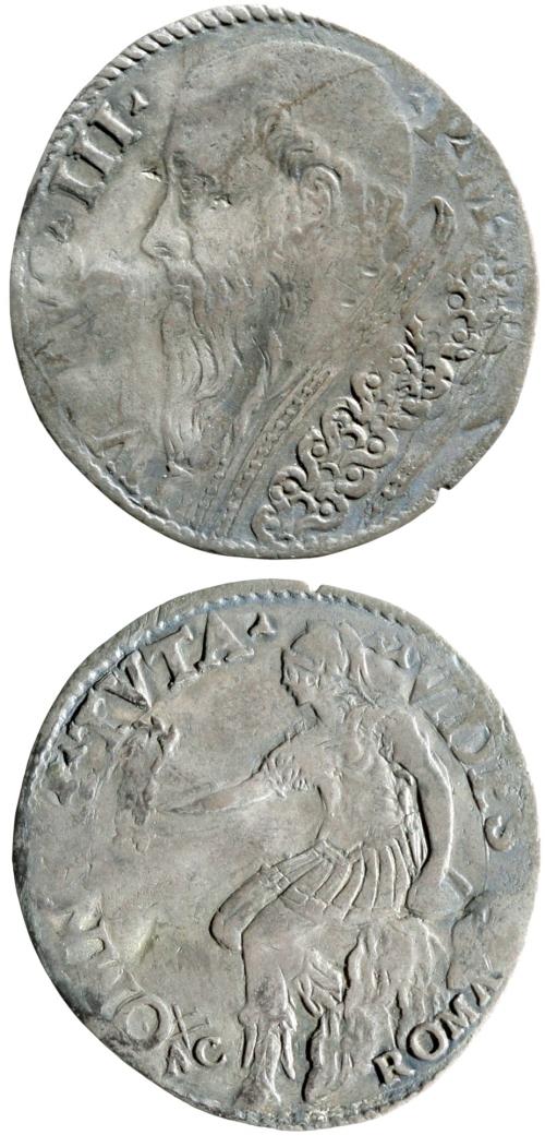 Julius III (1550-5) Silver Giulio Coin Photo