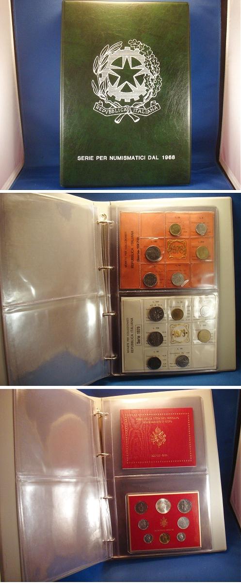 Italy (Vatican) Album for Coin Sets 1968-79 Photo