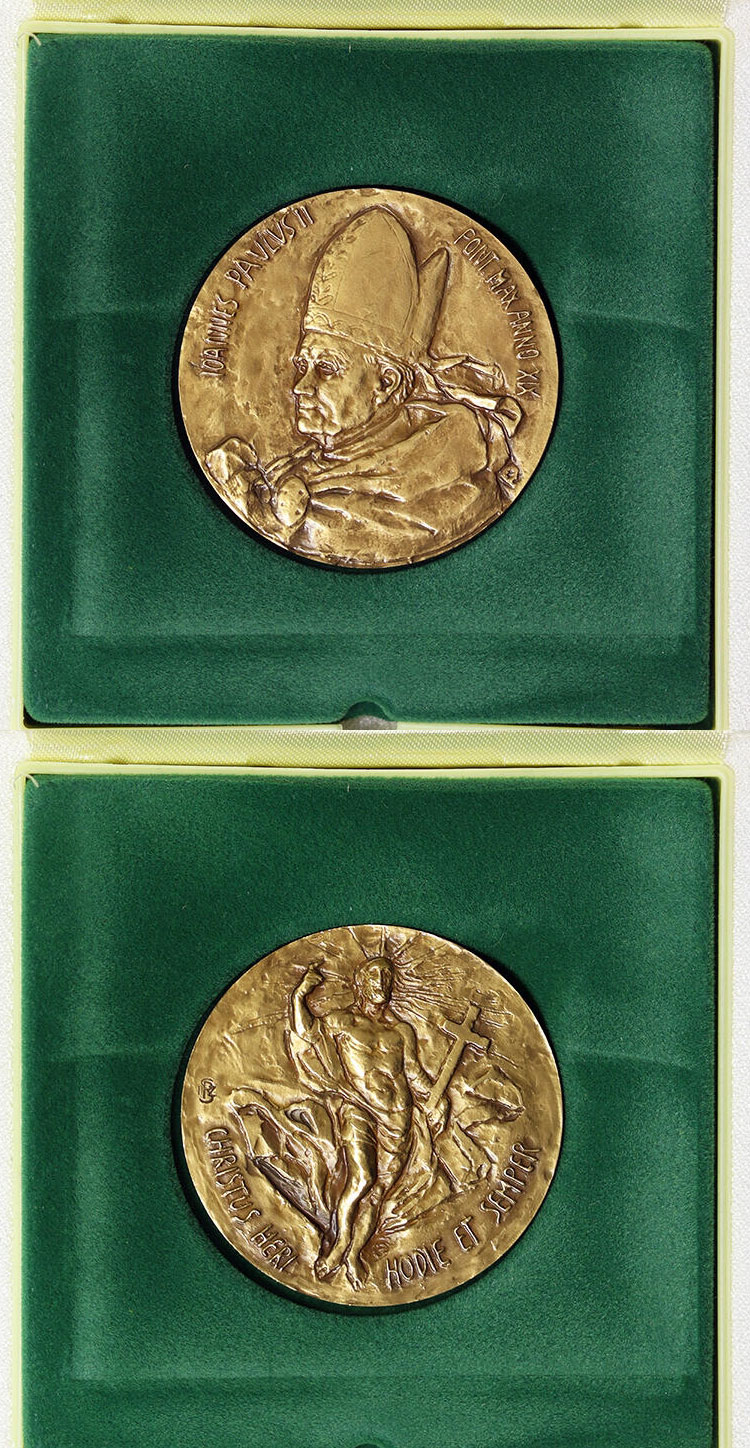 John Paul II Anno XIX Bronze Medal Photo