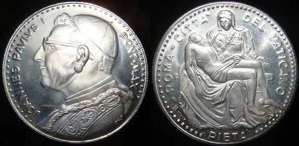 Pope John Paul I (1978) Souvenir Medal Photo