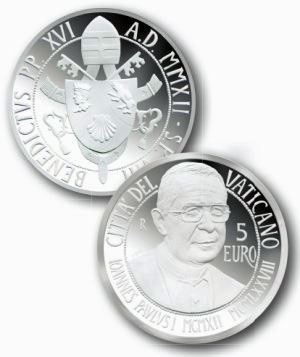 2012 Vatican 5 Euro John Paul I Photo