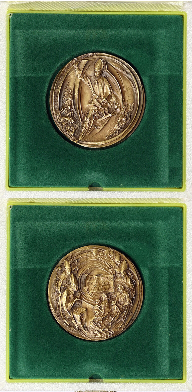 John Paul II Anno XV Bronze Medal Photo