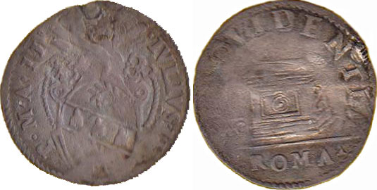 Julius III 1551 Silver Grosso Coin Photo