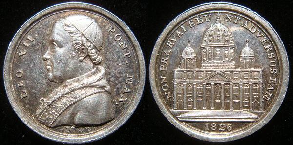 Leo XII 1826 Silver Medal 14.7mm Photo