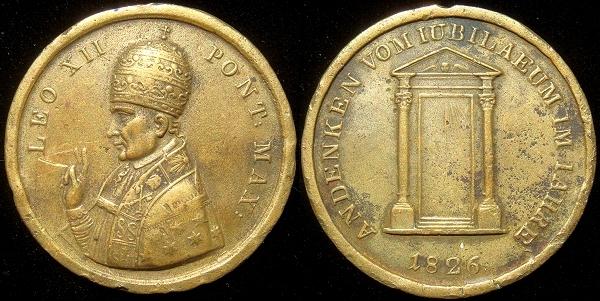 Leo XII 1826 Holy Door, Germany Medal Photo