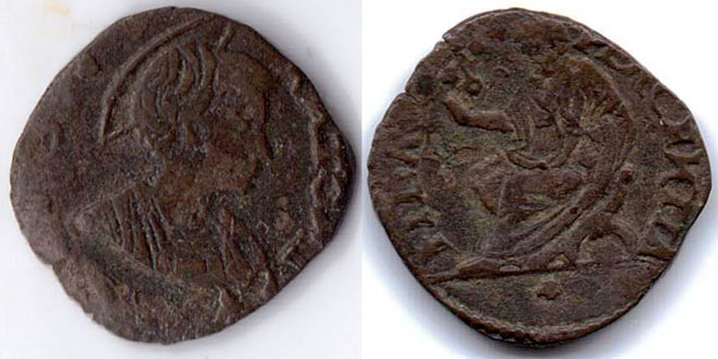 Leo X (1513-21) Piacenza St. Antoninus Coin Photo