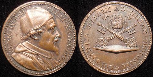 Clement IX (1667-9) Election Medal Photo