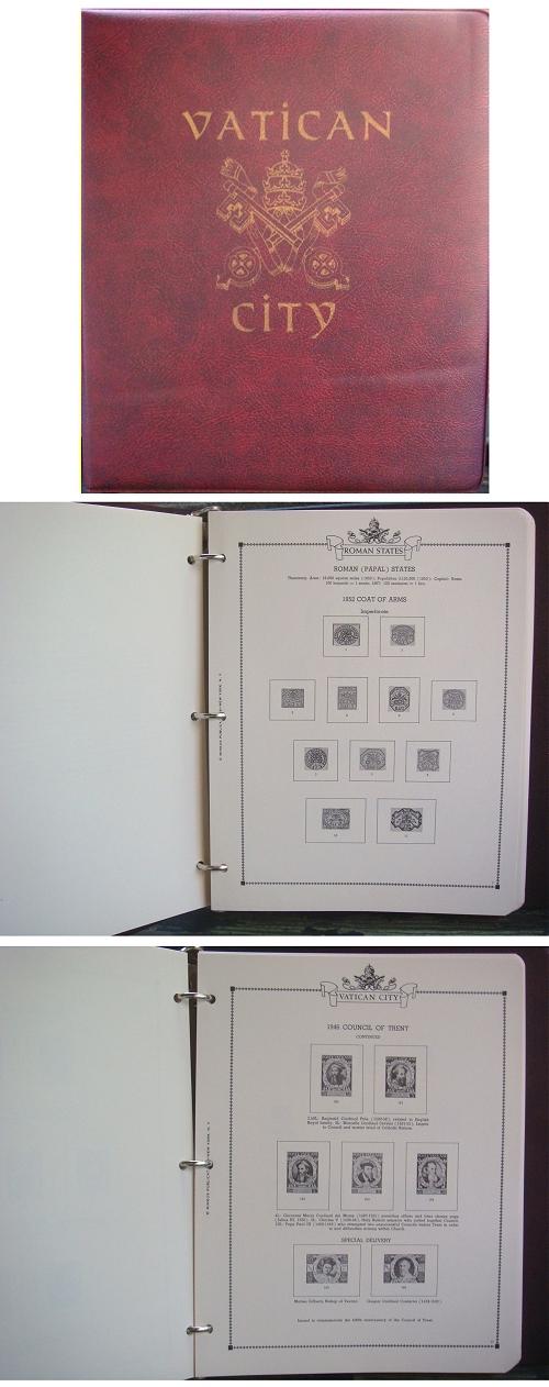 Minkus Vatican Stamp Album circa 1975 Photo