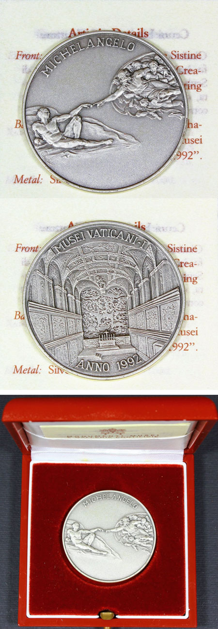 Vatican Museum 1992 Medal I Photo
