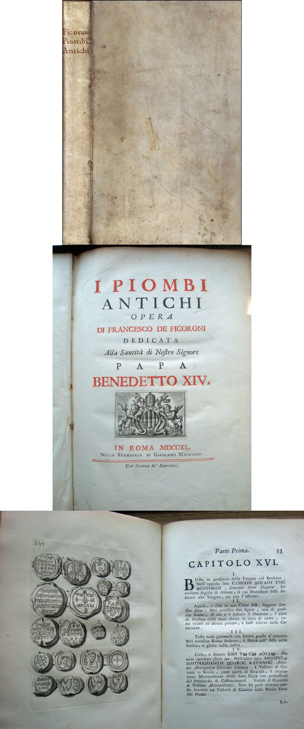 Ficoroni, Francesco. I Piombi Antichi (1740) Photo