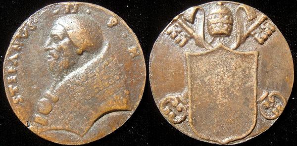 Stephen II (752-7) Cast Bronze Medal Photo