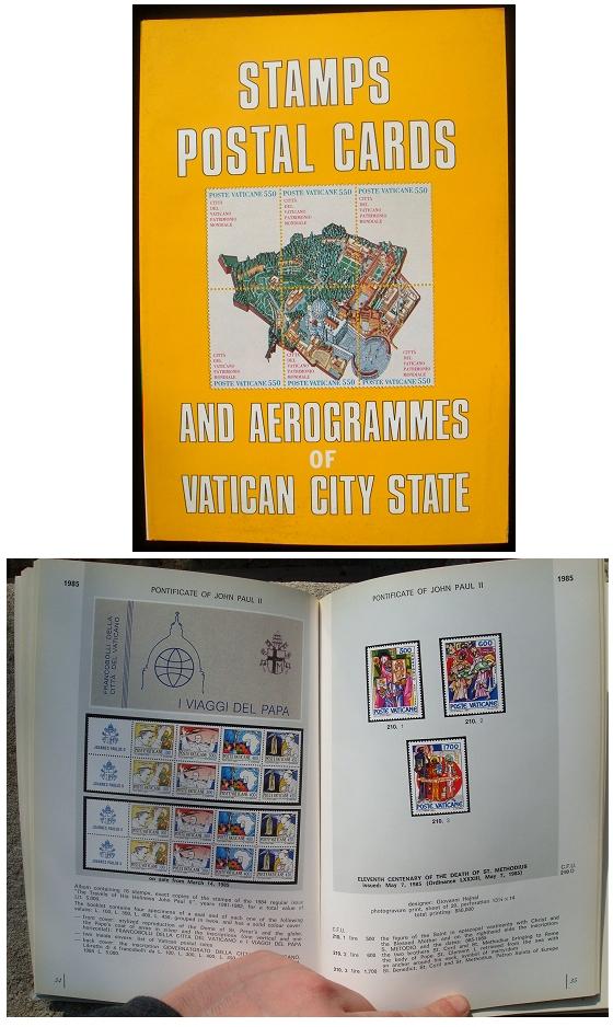 Vatican Stamps, Postcards & Aerogrammes Book Photo