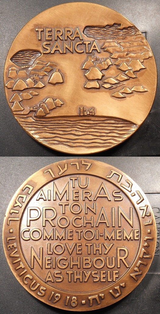 Israel State Medal 1963 Terra Sancta Photo