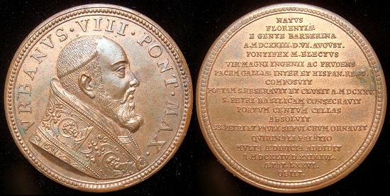 Urban VIII (1623-44) Muller Restitution Medal Photo