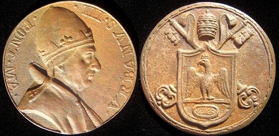 Urban III (1185-7) Bronze Restitution Medal Photo