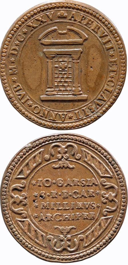 (Urban VIII) 1625 Cardinal Millini Medal Photo