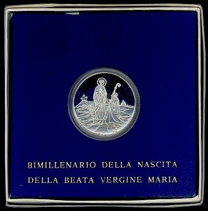1984 Vatican 500 Lire Silver Virgin Mary Photo