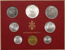 1968 Vatican Coin Set, 8 Coins FAO Thumbnail