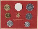 1978 Vatican Coin Set, Sans Silver 6 Coins BU Thumbnail