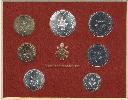 1978 Vatican Mint Coin Set, 7 Coins BU Thumbnail