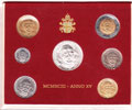1993 Vatican Coin Set, 7 Coins B/U Thumbnail