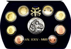 2002 Proof Set, First Euro Coins, John Paul II Thumbnail