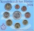 2004 San Marino Mint Set, 9 Euro Coins BORGHESI Thumbnail