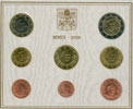 2009 Vatican Coin Set, 8 Euro Coins BU Thumbnail
